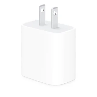 شارژر دیواری 18 وات اپل مدل 18W USB-C با اتصال به پریز دو پین و تکنولوژی شارژ سریع